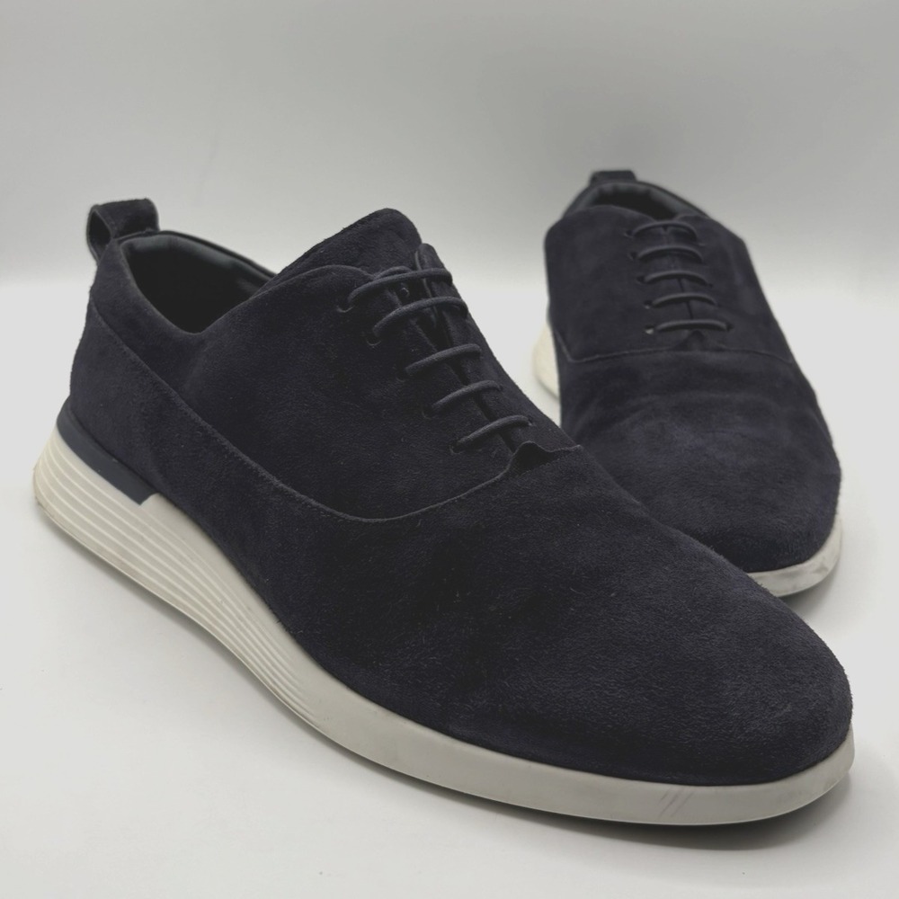 WOLF &‎ SHEPHERD Crossover Longwing Shoes Men's 9 Blue Suede Oxford